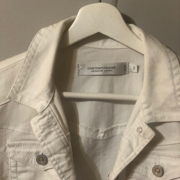 Contemporaine White Jacket Size S - Picture 2 of 3